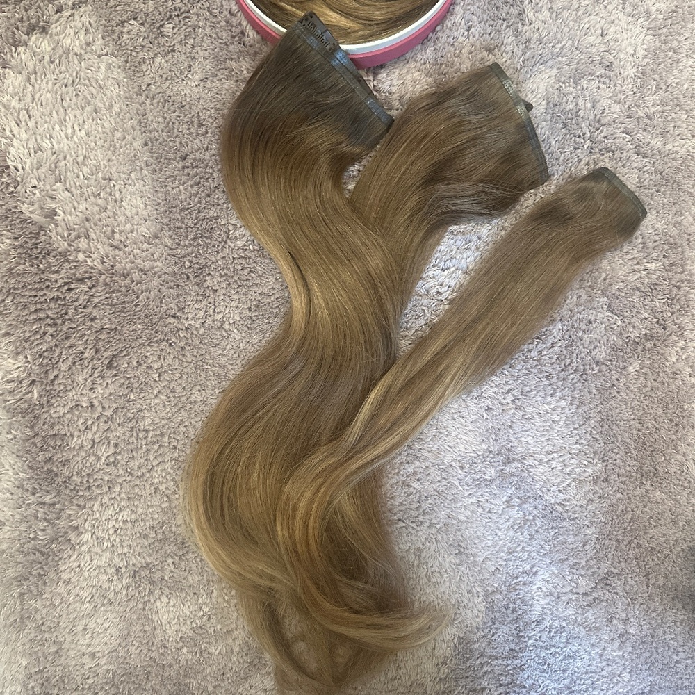 Ash Brown Balayage Volume Bundle 20”